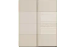Goossens kledingkast finca combi glans mat glas bruin hoogwaardig meubelplaat - 8244445-{merk}-finca-combi-sts-bruin-schuifdeuren-02